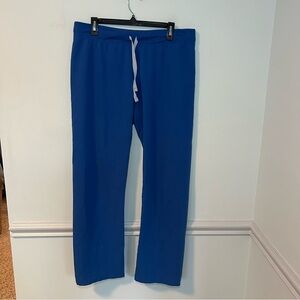 Figs Technical Collection Blue Scrub Pants Size Large